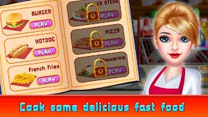Restaurant Cleaning,Cooking and Shopping Game Screenshot 3