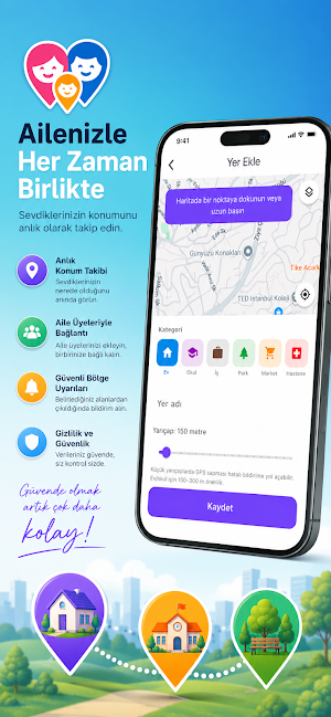 Aile360: Aile Konum Takip Screenshot 1