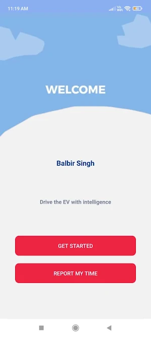 VE ElectroMobility Driver App Screenshot 1