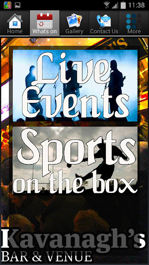 Kavanaghs Bar Venue Portlaoise Screenshot 1