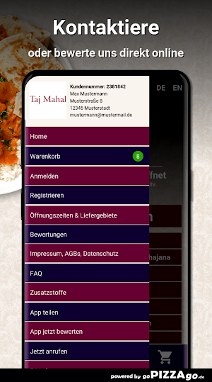Taj Mahal Tegernsee Screenshot 2
