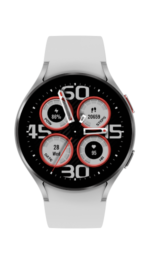 Four circles watch face Screenshot 2