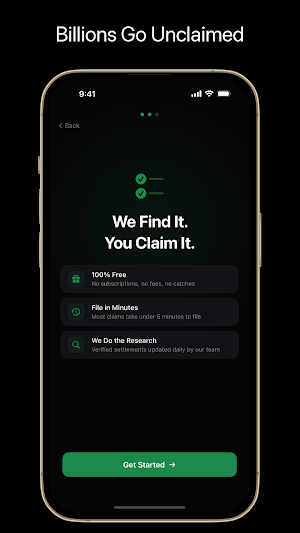 FreeClaim: Class Action Money Screenshot 1