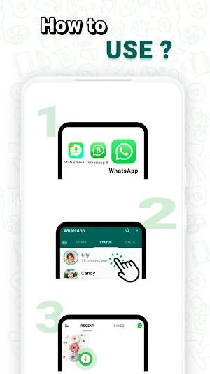 Status Saver - Multiple WhatsA Screenshot 1