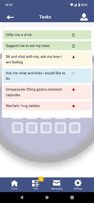 Tagtronics Carer Screenshot 3