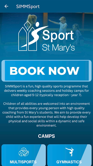 Sport St Mary's Screenshot 2