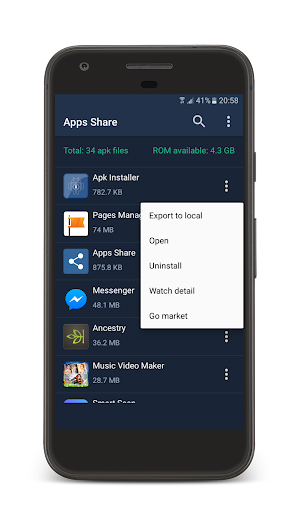 Apps Share Screenshot 2