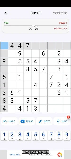Sudoku Zen Master: PvP Battle Screenshot 1
