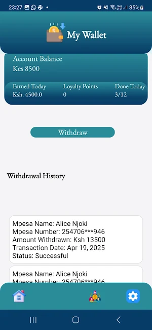 MobiTasks-Earn to Mpesa Screenshot 1