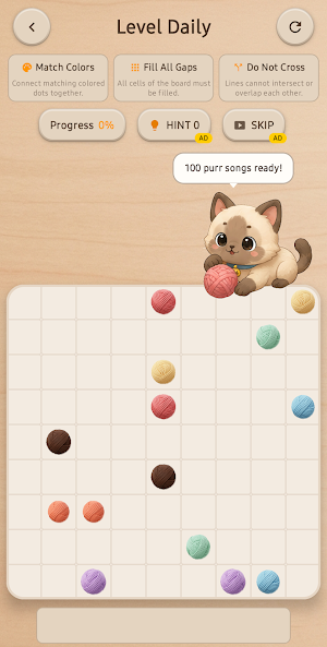 MeowYarn - Connect Line Puzzle Screenshot 2