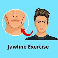 Face jawline Exercise for men 