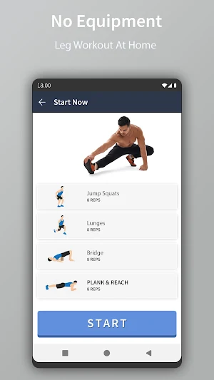 Leg Workout At Home Offline Screenshot 1