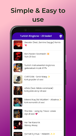 Turkish Ringtone - Zil Sesleri Screenshot 2