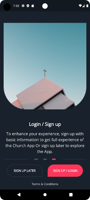 Church App Screenshot 1