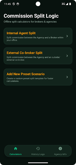 Commission Split Logic Screenshot 0