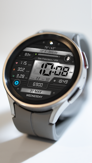 WFP 053 Digital watch face Screenshot 3