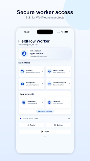 FieldFlow Worker Screenshot 3