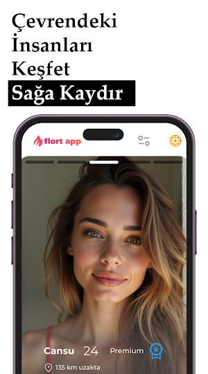 Flort App - Eşleş Tanış Screenshot 0