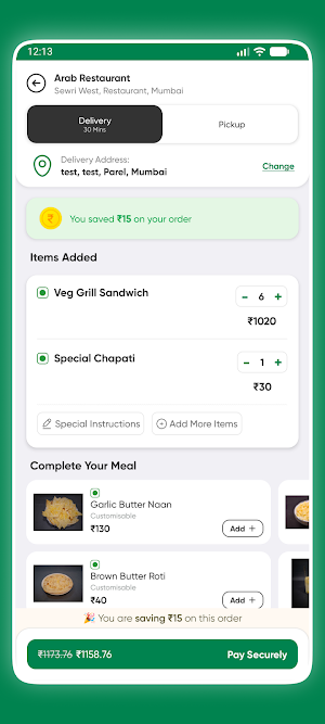 Arab Restaurant Screenshot 3
