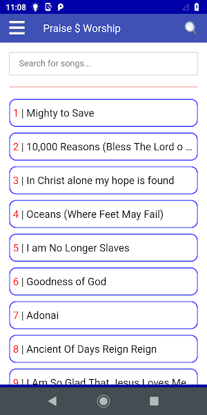 Praise & Worship Songs offline Screenshot 0