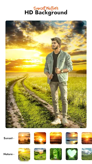 Sunset Nature Photo Editor Screenshot 2