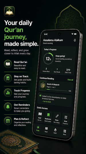 Noor - Daily Quran habit Screenshot 0