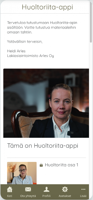 Huoltoriita App Screenshot 0