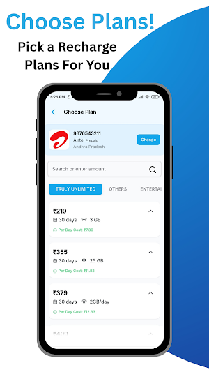 Swipe2Pay - Recharge App Screenshot 1