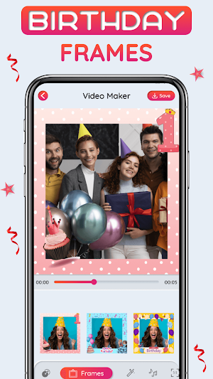 Birthday App-Birthday template Screenshot 3