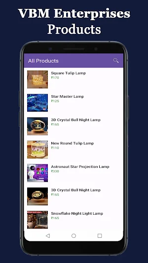 VBM Enterprises Products Screenshot 1