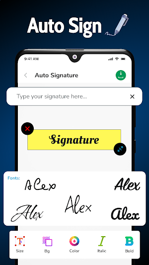 Signature Maker: Sign Creator Screenshot 1