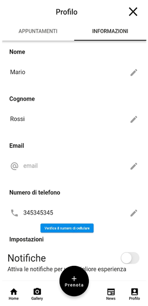Capone Claudio Parrucchieri Screenshot 1