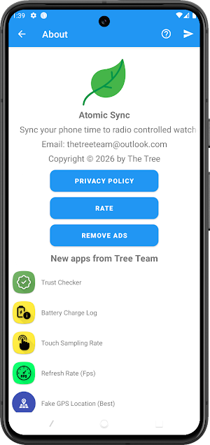 Atomic Sync: Watch Time Sync Screenshot 3