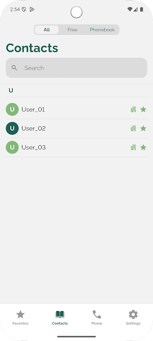sip:phone Connect Screenshot 2