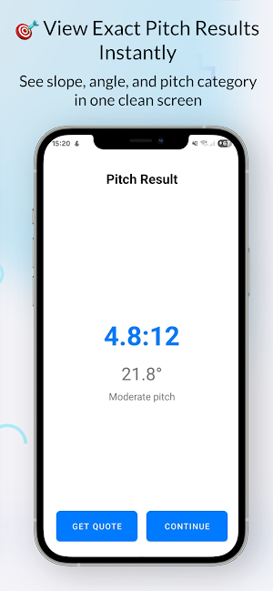 Pitch Gauge – Roof Calculator Screenshot 3
