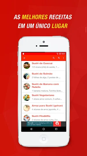 Receitas de Sushi Screenshot 3