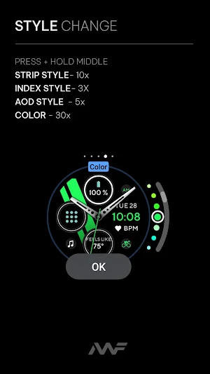 Awf Sportive - watch face screenshot 3