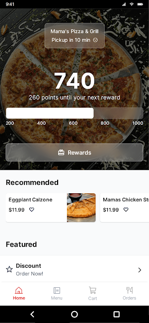 Mama's Pizza & Grill Screenshot 0