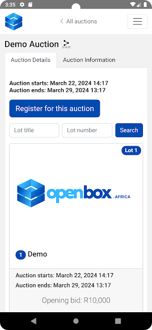 OpenBox.Africa Screenshot 1