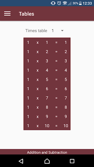 Addition and Subtraction Screenshot 2