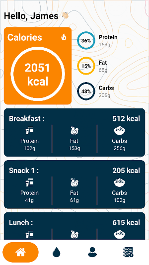 AquaFit Tracker Screenshot 2