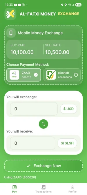 Al Fatxi Exchange Screenshot 2