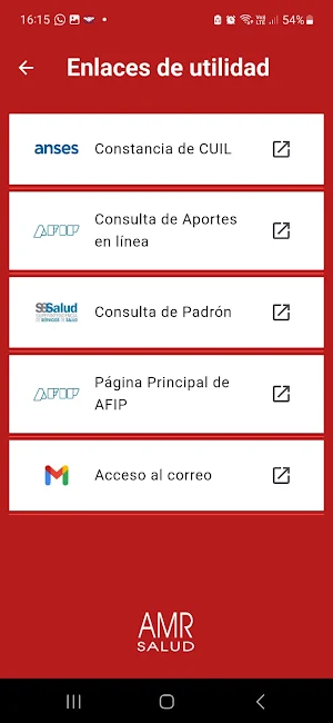 AMR Oficina Virtual Comercial Screenshot 2