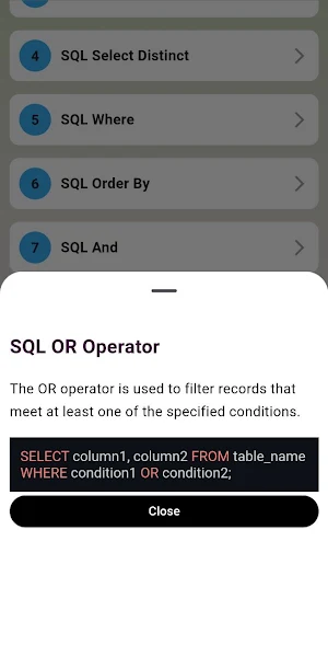Learn SQL For Beginners 2024 Screenshot 3