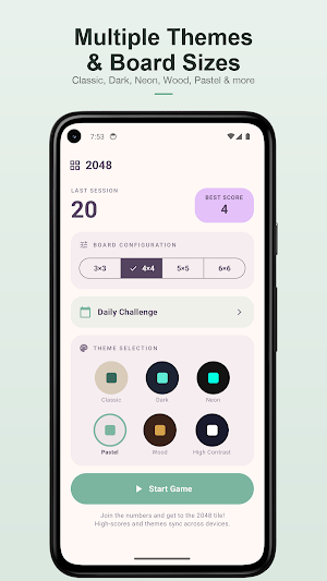 2048 AI Puzzle Offline Classic Screenshot 0
