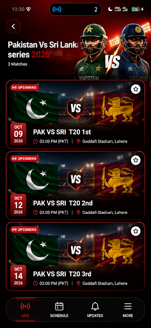 Live Cricket TV HD: STREAMING Screenshot 3