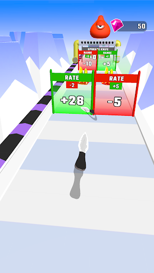 Throw Knife Run Screenshot 0