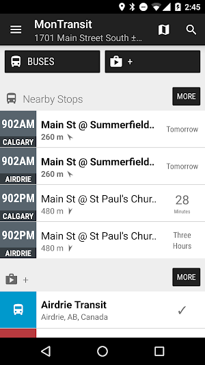 Airdrie Transit Bus - MonTransit Screenshot 0