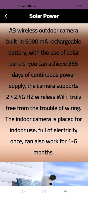 IHOUONE Cameras guide Screenshot 2