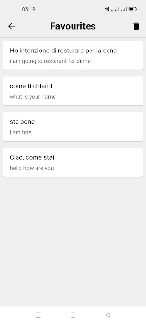 Italian To English Translator Screenshot 3
